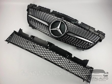Тюнинг Решетка радиатора Mercedes SLK-Class R172 2011-2015год (Diamond). Запоріжжя. фото 1 Тюнинг Решетка радиатора Mercedes SLK-Class R172 2011-2015год (Diamond). Запоріжжя. фото 1