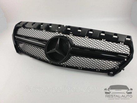 Тюнинг Решетка радиатора Mercedes CLA-Class C117 2013-2017год (AMG All Black). Запоріжжя. фото 1 Тюнинг Решетка радиатора Mercedes CLA-Class C117 2013-2017год (AMG All Black). Запоріжжя. фото 1