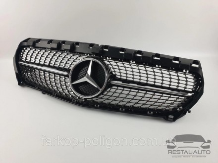 Тюнинг Решетка радиатора Mercedes CLA-Class C117 2013-2017год (Diamond Black). Запоріжжя. фото 1 Тюнинг Решетка радиатора Mercedes CLA-Class C117 2013-2017год (Diamond Black). Запоріжжя. фото 1