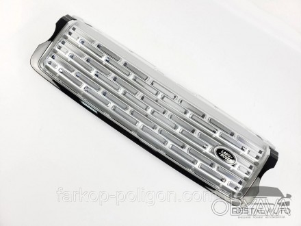 Тюнинг Решетка радиатора на Range Rover Vogue L405 2013-2017 год Белая с черным