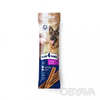 
CLUB 4 PAWS PREMIUM
Для дорослих собак великих порід
DENTAL STICK
ОЧИЩУЄ ЗУБИ П. . фото 1