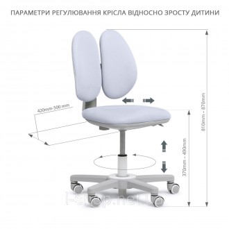 Комплект парта-трансформер FunDesk Trovare Grey + эргономичное кресло Fundesk Me. . фото 7