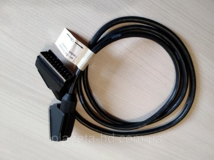 Кабель SCART > SCART
Повноконтактний (21 pin) кабель. Приличчої якості.
Довжина . . фото 4