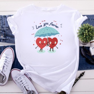 Полный ассортимент товара можно посмотреть здесь:
 
 
Женская футболка с сердцем. . фото 2