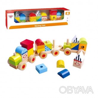  Toky Toy Wooden Queue — отличная игрушка, сочетающая в себе несколько ключевых . . фото 1