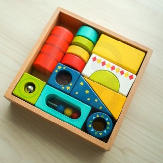  Многофункциональные кубики TOOKY TOY — красивая головоломка в "ярких" цветах. О. . фото 11