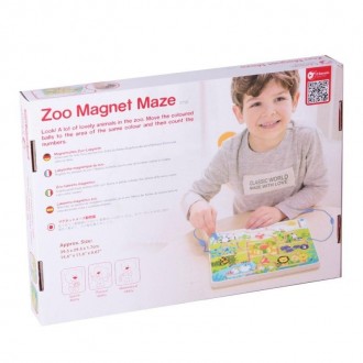  Магнитный лабиринт в зоопарке — отличная идея для подарка каждому малышу. Игруш. . фото 3