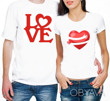 Полный ассортимент товара можно посмотреть здесь:
 
Парные футболки Любовь с сер. . фото 1