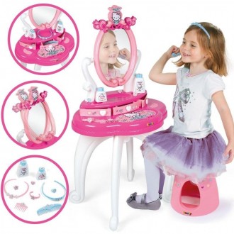 Туалетный столик Smoby Hello Kitty 2в1 со стулом Mirror. Львов. фото 1 Туалетный столик Smoby Hello Kitty 2в1 со стулом Mirror. Львов. фото 1