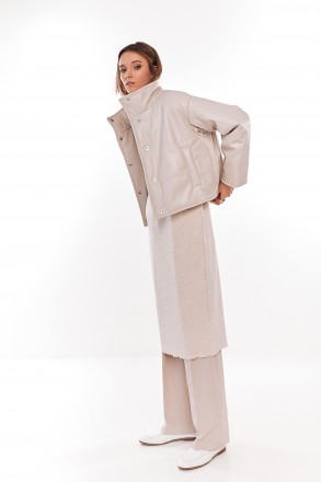 Женская куртка Stimma Судана. Это стильная куртка из эко-кожи станет превосходно. . фото 2