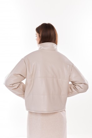 Женская куртка Stimma Судана. Это стильная куртка из эко-кожи станет превосходно. . фото 5