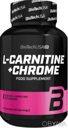 BioTech (USA) L-Carnitine + Chrome – высококачественная пищевая добавка на. . фото 1