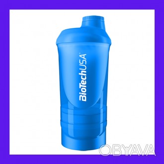 
Шейкер 3 в 1 BioTech, Wave shaker 3 in 1 BioTech 600ml, шейкер 3 в 1 600мл, шей. . фото 1