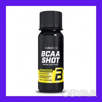 
Аминокислоты BCAA, BCAA SHOT BioTech USA, жидкие BCAA BioTech USA, BCAA SHOT 60. . фото 1
