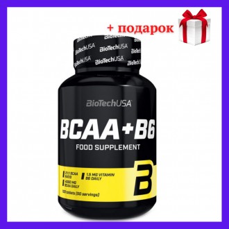 
Аминокислоты BCAA+B6 BioTech USA, аминокислоты BCAA с витамином B6, аминокислот. . фото 2