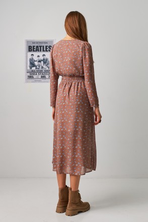 Женское платье Stimma Бергия. Красивое платье с цветочным принтом. Это стильное,. . фото 5