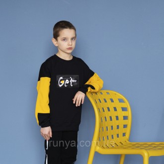 Свитшот детский оверсайз для мальчика. Свитшот из эластичного турецкого трикотаж. . фото 2