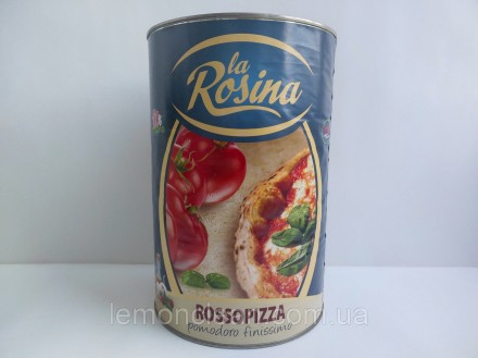 La Rosina Rossopizza polpa di pomodoro fine - традиційні італійські подрібнені т. . фото 2