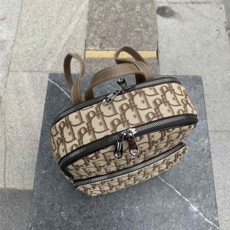 Женский городской рюкзак сумка трансформер в стиле Диор, сумка-рюкзак Dior репли. . фото 10