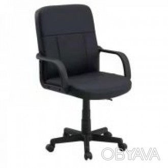 Офісне крісло, комп'ютерне крісло, поліпропіленовий каркас із чорним покриттям, . . фото 1