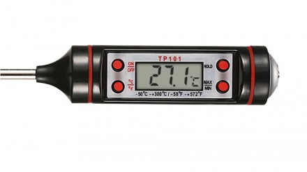 Цифровой кухонный термометр прекрасно подходит для оперативного измерения холодн. . фото 6