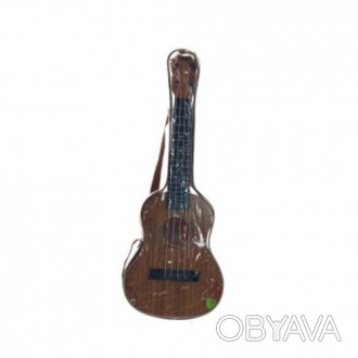 Гитара 190-1 53,5 см, 4 струны, медиатор, в чехле, 19-54-5 см. . фото 1