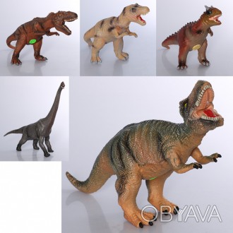 Фигурка 996-01-3-4-5-6-7 (18шт) динозавр, миксвидов, от34 до43см, звук, бат-таб,. . фото 1