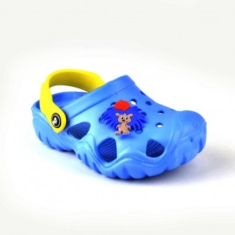 Детские сабо, голубые детские кроксы размер 24/25 стелька 15,7 см от Jose Amoral. . фото 2
