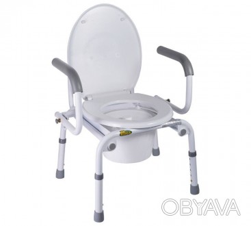 Кресло-туалет с откидными подлокотниками Nova A8900AD Предназначено для ухода за. . фото 1