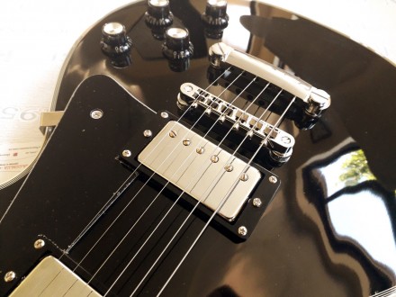 Электрогитара Gibson Les Paul Custom 1960 Black Chrome. Цвет черный.
В наличии и. . фото 9