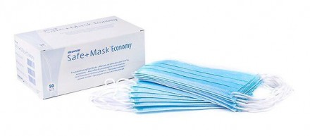 Маска защитная медицинская Medicom Safe + Mask Economy на резинках Маска защитна. . фото 3