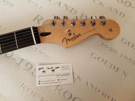 Электрогитара Fender Stratocaster White Rosewood China.
Логотип Fender/ Гравиров. . фото 6