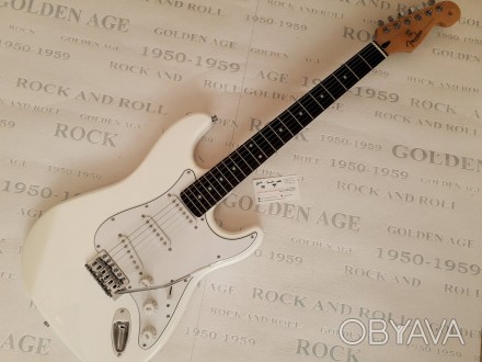 Электрогитара Fender Stratocaster White Rosewood China.
Логотип Fender/ Гравиров. . фото 1