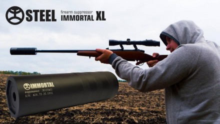 Глушник саундмодератор Стіл Іммортал XL калібр 6.5 creedmoor, різьблення 5/8-24
. . фото 4