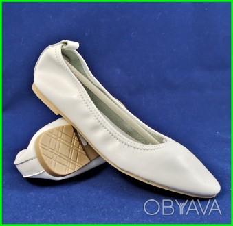 Женские балетки - туфли хорошего качества с эластичной резиновой подошвой. Верх . . фото 1