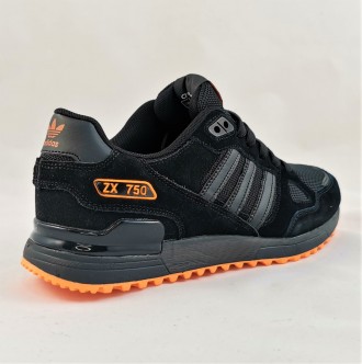 Мужские кроссовки в стиле Adidas ZX 750, сочетают в себе понятный дизайн свойств. . фото 5