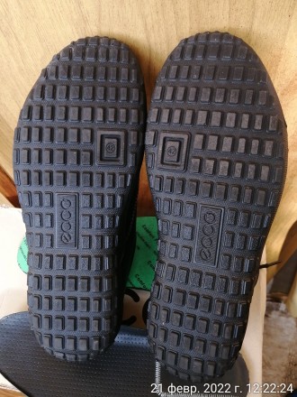 Верхняя часть обуви - кожа, изготовлена на собственных кожевенных заводах ECCO.
. . фото 6