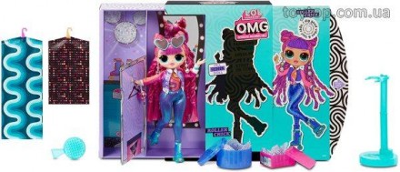 Игровой набор с куклой L.O.L. Surprise! серии O.M.G" S3 - Диско-Скейтер". . фото 4