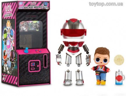 Игровой набор L.O.L. Surprise! Boys Arcade Heroes – Action Figure Doll with 15 S. . фото 2