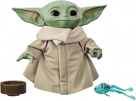 Зустрічайте Інтерактивну іграшку Hasbro Star Wars Малюк Йода Грогу 19 см з колек. . фото 5