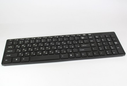 Стильный удобный комплект K06, состоящий из беспроводной клавиатуры с плоскими р. . фото 3