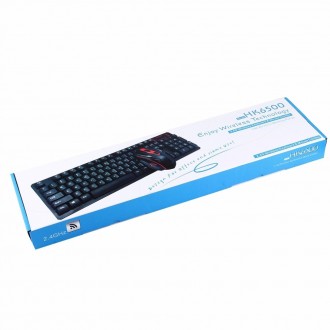 Беспроводная игровая клавиатура и мышь UKC HK-6500
Стильный удобный комплект HK-. . фото 8