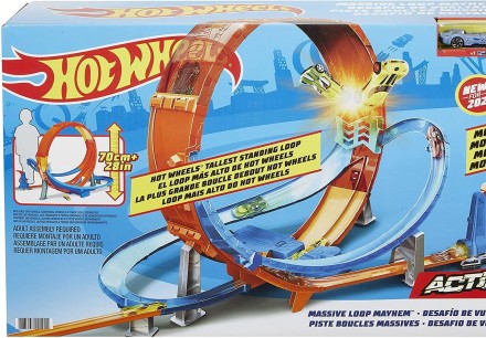 Трек HotWheels Гігантська петля Божевільні зіткнення затягне в справжній вихор н. . фото 9