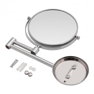 Дзеркало косметичне Lidz 140.06.06 15R - зручне пристосування у ванній кімнаті п. . фото 4