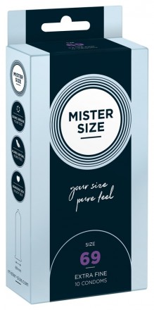 Презервативы MISTER SIZE (69 мм) 10 шт. Рогатин. фото 1 Презервативы MISTER SIZE (69 мм) 10 шт. Рогатин. фото 1