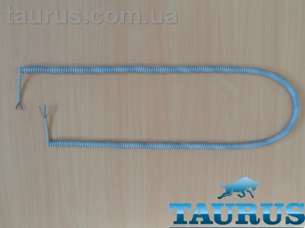 Кабель спиральный длинный серого цвета ThermoPulse Gray Spiral Cable Extra Long . . фото 5