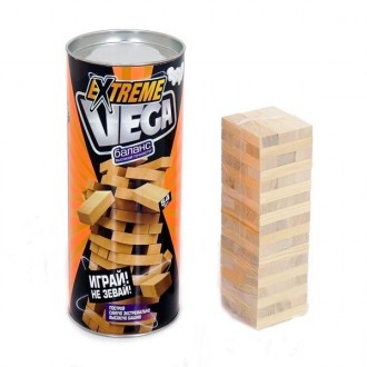 
 
Гра настільна "Vega" Extreme VGE-01
 Кількість брусків - 54 шт.
Представляємо. . фото 2