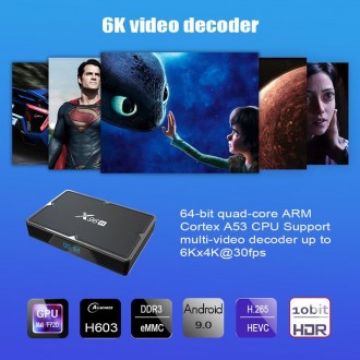 
TV приставка Android Allwinner TV BOX X96H H603 4 / 64 GB
Производитель Amlogic. . фото 5