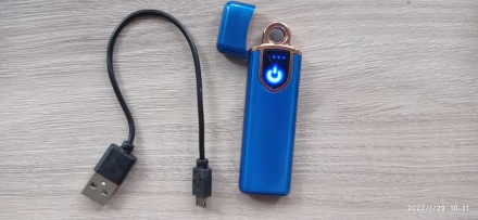 Зажигалка юсб электро-импульсная USB портативная с кабелем микро юсб
 
 
Usb lig. . фото 5