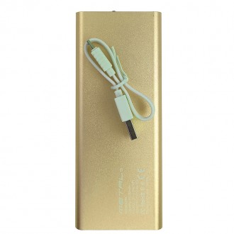 Внешний аккумулятор металлический Power Bank Aspor A383 10000mAh Gold
 
Оснащен . . фото 4